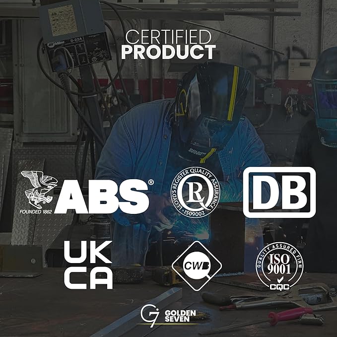 Solid MIG Welding Wire - ER70S-6 .030 Inch - 33 Pound Spool - Mild Steel MIG Wire with Low Splatter and High Levels of Deoxidizers - For All Position Gas Welding - G7 GOLDEN SEVEN