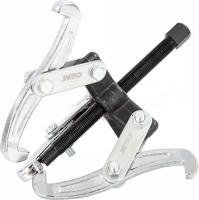 OEMTOOLS 25903 3 Jaw Puller and 2 Jaw Puller Kit, Removes Gears and Bearings for Auto Repair and Maintenance, 4 Inch Spread, Reversible Jaws, 5 Ton Capacity, High-Alloy Steel