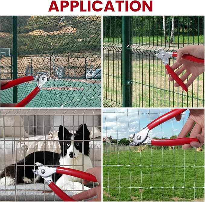 470Pcs Hog Rings, 3/4" Galvanized Hog Rings Upholstery, Hog Ring kit, Hog Ring for Furniture Upholstery, Auto Upholstery, Animal Pet Cages, Sausage Casings, Fencing