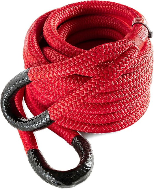 Yankum Kinetic Recovery Rope - Heavy Duty 7/8" x 20' Tow Rope, Off-Road & Vehicle Recovery, Kinetic Energy Ropes for 4x4, Jeep, and Trucks, Made in USA – Python Series