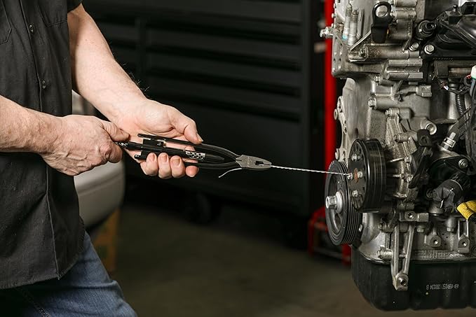 ARES 10010-9-Inch Safety Wire Twister Pliers – Durable Untwist Tool Grips, Twists, and Cuts Stainless Steel Safety Wire on Vehicles, Machinery, and Aircraft