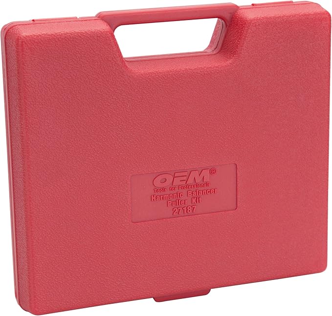OEMTOOLS 27187 Harmonic Balancer Puller Kit, Removes Harmonic Balancers, Dampers, Pulley Puller, Puller Tool for Use with GM 3300 & 3800 V6 Engines, Includes Metric and SAE Bolts