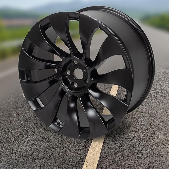 New 21" x 10.5'' Aluminum Alloy Replacement for OE Wheel Rim Compatible with Model Y 2020–2023 – OE Replacement Rim (Only Fit for Rear Wheel) Staggered Setup for Performance Models