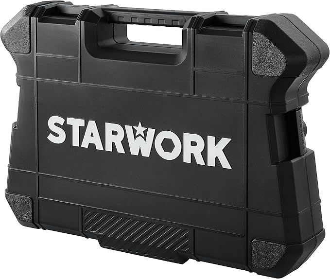 STARWORK TRUE MECHANIC 303-Piece Mechanics Tool Set and Socket Set, Professional, SAE/Metric
