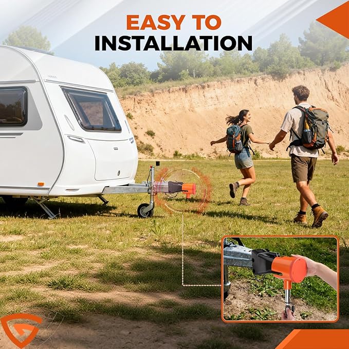 2-5/16" Heavy Duty Trailer Hitch Lock, Anti-Theft Ball Coupler & Safety Chains Lock for RV, Pop-Up Camper, Boat, Truck, Motorcycle, ATV, UTV, Flatbed, Cargo, Dump, and Utility Trailers