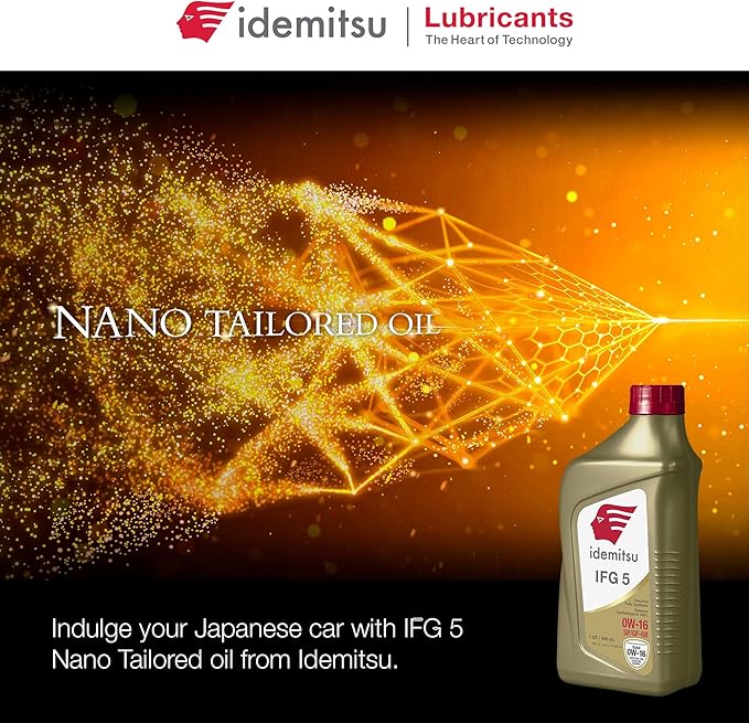 Idemitsu IFG 5 0W-16 Motor Oil Full Synthetic - 1 Quart | SP/GF-6A Certified Engine Oil for TGDI & PFI Engines | Engineered for Superior Efficiency and Protection