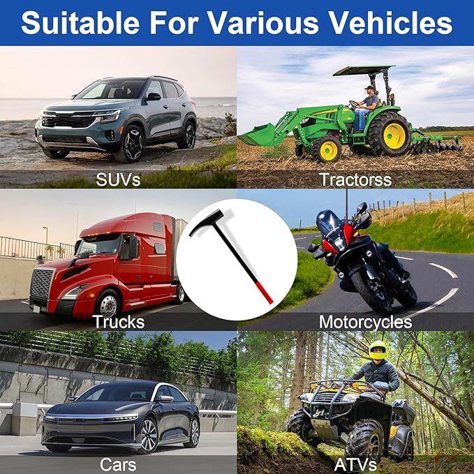 Tire Bead Breaker Tool with Tire Hammer and 30inch Tire Iron and 38inch Tire Bar for Tire Changing Tool Tire Changer Kit