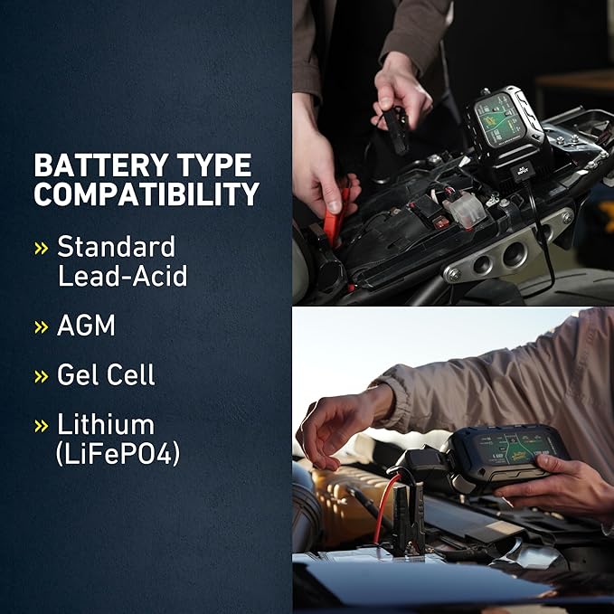 Battery Tender Charge N Start 4120 - Smart 12V/4 AMP Battery Charger and 1200 AMP Jump Starter Combo | 2-in-1 Battery Maintainer for Cars, Motorcycles, ATVs (USA Engineered)