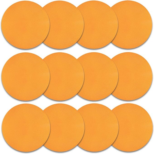 Spot Markers Rubber Floor Dots 9inch Non Slip Agility Dots Flat Cones for Kids Sports Soccer Basketball Training, Social Distancing, Preschool Kindergarten Classroom