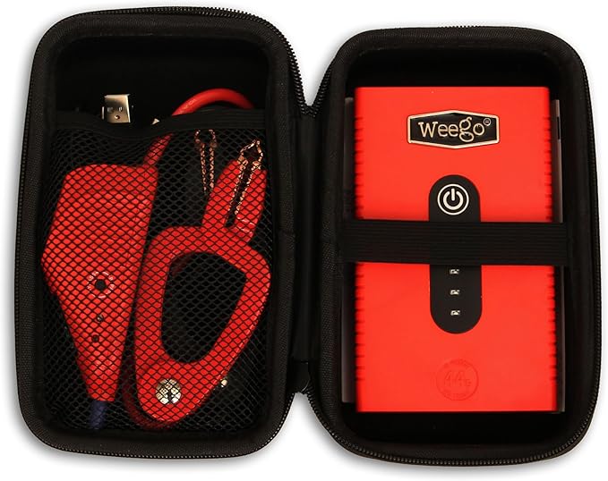 Weego 44s: 2100A Self-Use 12V Lithium Car Battery Jump Starter – USA-Engineered Safe Replacement for Jumper Cables - Car Jumper Starter Portable for 7L Gas and 3.5L Diesel Engines (N44s)