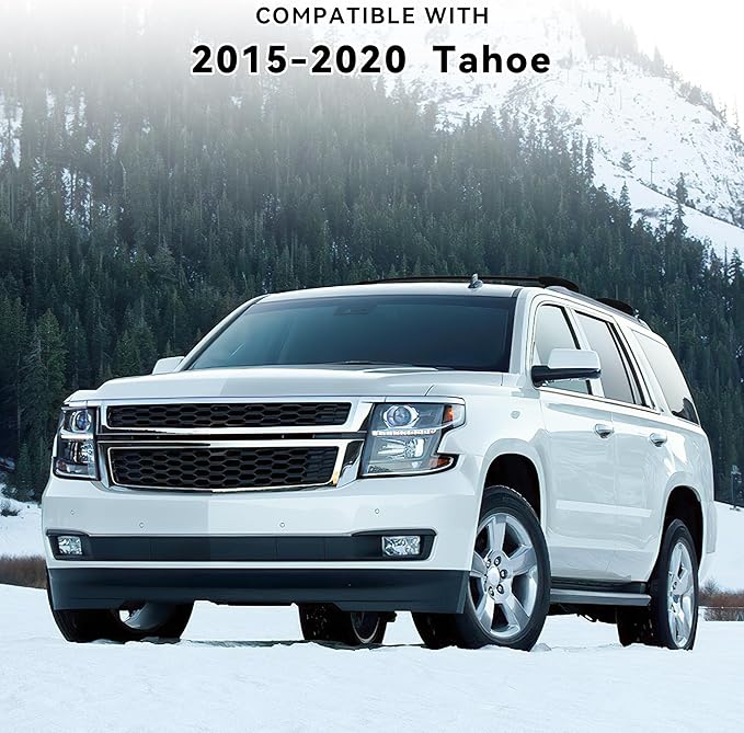 220Lbs Roof Rack Crossbars for 2015-2020 Chevy Tahoe Suburban Yukon Escalade with Anti-Theft Lock, Heavy Duty Aluminum Anti-Corrosion Cross Bar Fit Luggage Luggage Kayaks Bicycles Snowboard