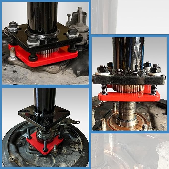 Rear Axle Bearing Puller & Installer Tool Kit w/ABS Tone Ring for Pick-up Trucks & 4Runner 1995-2020 (RED)