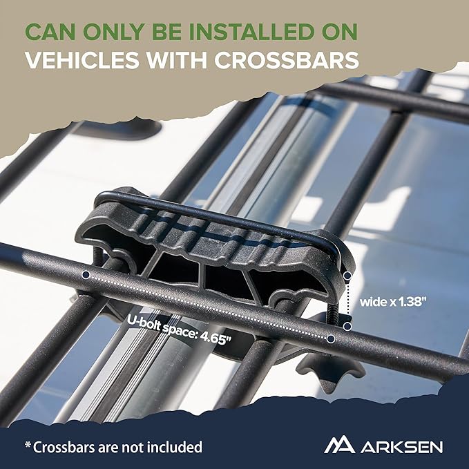 ARKSEN 54 x 34 x 6 Inch Universal Roof Rack with Extension, 150 LBS Heavy Duty Capacity Rooftop Cargo Basket for SUV, Truck, RV, Pickup