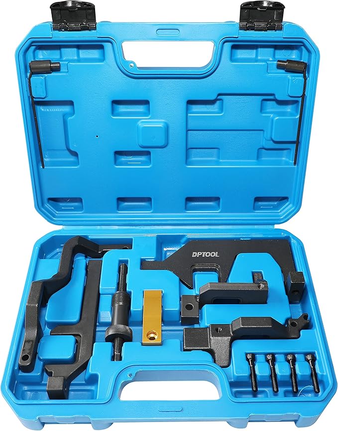 DPTOOL Camshaft Alignment Timing Tool Set Compatible with BMW Mini Cooper R55 R56 R57 R60 N12 N13 N14 N16 N18 1.4 1.6 Engine Timing Tool Kit 117 440, 119 340, 119 590, 496 709