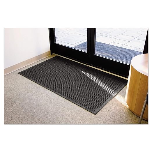 Guardian - EG030508 EcoGuard Indoor Wiper Floor Mat, Recycled Plastic and Rubber, 3' x 5', Green