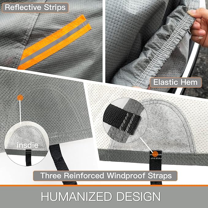 Kayme Heavy Duty Car Cover Custom Fit Infiniti Q50 (2013-2025) Waterproof All Weather for Automobiles, Full Exterior Covers Sun Rain UV Protection.（Deliver About 3-10 Days）