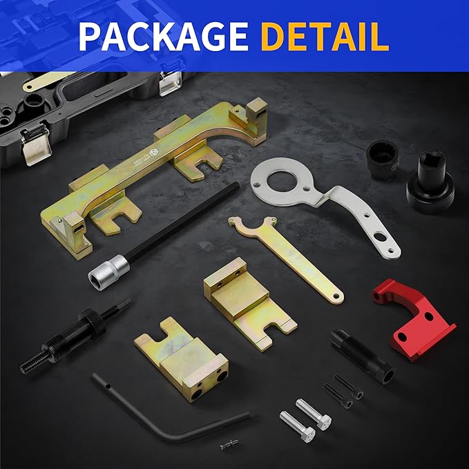 Engine Camshaft Alignment Timing Tool Kit Compatible with BMW Mini B38 A15 A12 B48 A20 B58, Camshaft Locking Timing Tool kit