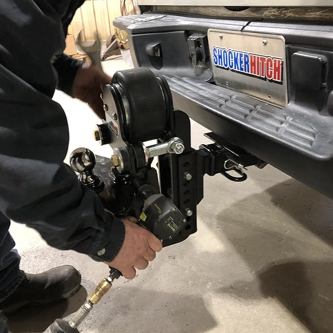 Shocker Air Equalizer for Weight Distribution Hitch, Fits 2" Hitch 5" Rise 2" Drop