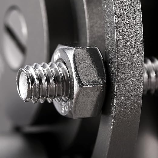 1/4-20 Hex Nuts 50Pcs 304 Stainless Steel 18-8, Full Thread, Hex Drive, Bright Finish by SG TZH