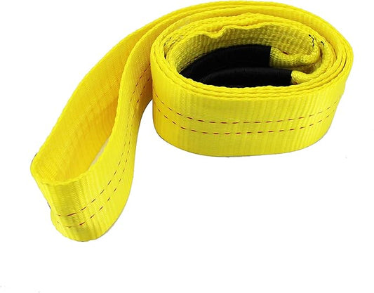 HFS(R) Yellow Tree Saver, Winch Strap, Tow Strap 30,000 Pound Capacity (3X8FT)