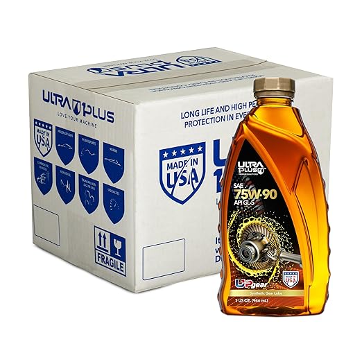 ULTRA 1PLUS U1P-Gear SAE 75W-90 Synthetic Limited Slip Gear Oil, API GL-5, MT-01 (12 QTS)