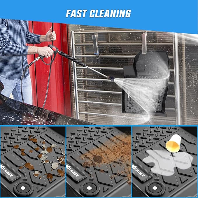 Nilight TPE Floor Mats for Ford Edge 2015 2016 2017 2018 2019 2020 2021 2022 2023 2024 2025 All Weather Custom Fit Heavy Duty Floor Liners