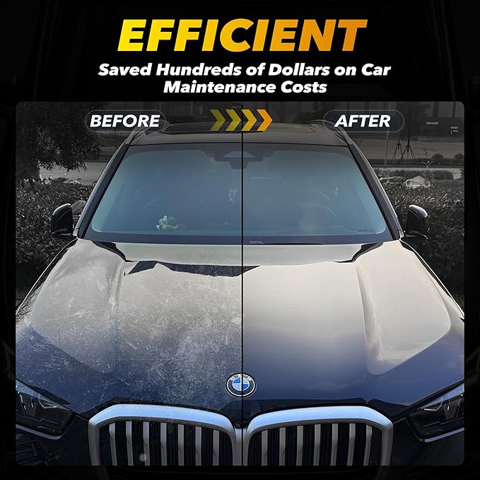 GEVEELIFE Buffer Polisher, 6 Inch/7 Inch 1600W Rotary Car Buffer Polisher Waxer, 7 Variable Speed 1000-3500 RPM, Detachable Handle for Car, Boat Sanding, Polishing, Waxing(Yellow)