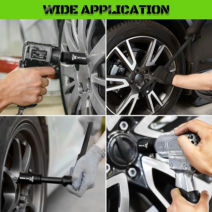 22PCS 3/4" Impact Socket Set, 6-Point Metric (19mm-50mm), Cr-Mo Steel Set with Adapters, Quick Release Ratchet Wrench, Andextension Rod Durable Storage Case