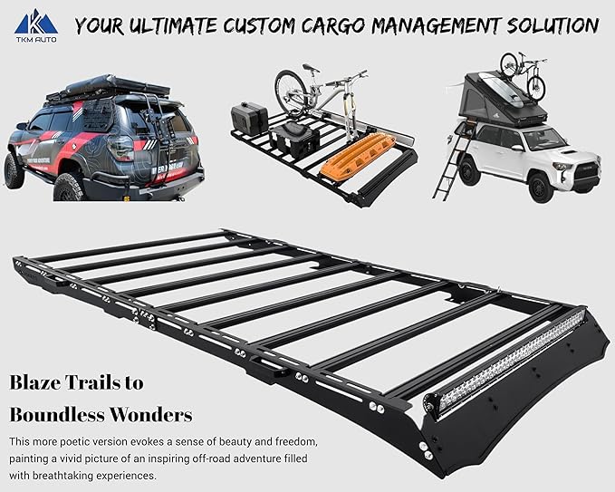 Roof Rack for GX470 2003-2009 - High-Strength Aluminum, Easy Install with Factory Mounts