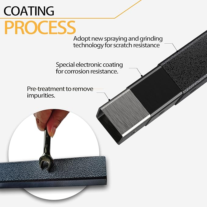 Universal 2 Bars Roof Ladder Rack 600 LBS Capacity Utility Adjustable Cross Bar with Stopper for Van Without Rain Gutter Fit for Kayak Canoe Ladder Lumber Pipes Cargo Carrier Accessories