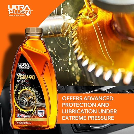 Ultra1Plus SAE 75W-90 Synthetic Gear Oil API GL-5 | 2 Gallon (8 QTS)