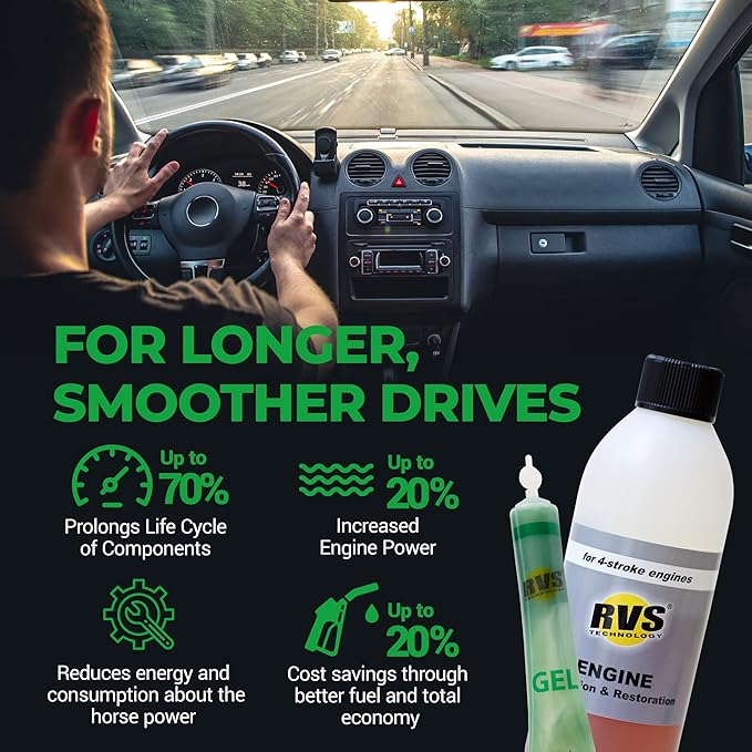 G4 Engine Oil Treatment, for Gasoline Engines with a Motor Oil Capacity up to 4 quarts; Save Fuel, Boost Power and Safely Restore and Protect Your Car, Truck, and All Other Engines