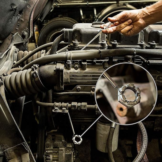 NoCry Premium Telescoping Magnetic Pickup Tool Set — Includes a 36in Flexible Claw Grabber Pickup Tool, a Magnet on a Stick with 16lb Pull Force, and a Magnetic Storage Tray