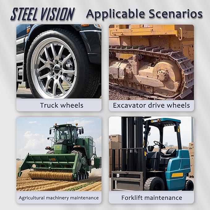 Steel Vision 7-Piece 3/8" Drive Low Profile Oil Filter Socket Set, U-Joint Swivel Socket Wrench Kit, Oil Filter Removal Tool for Ford, BMW, Audi, VW, Mini, Volvo, Porsche, Mercedes