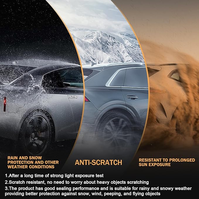 Hard Tri-Fold Truck Bed Tonneau Cover Compatible with 2007-2021 Toyota Tundra 6.5FT Bed