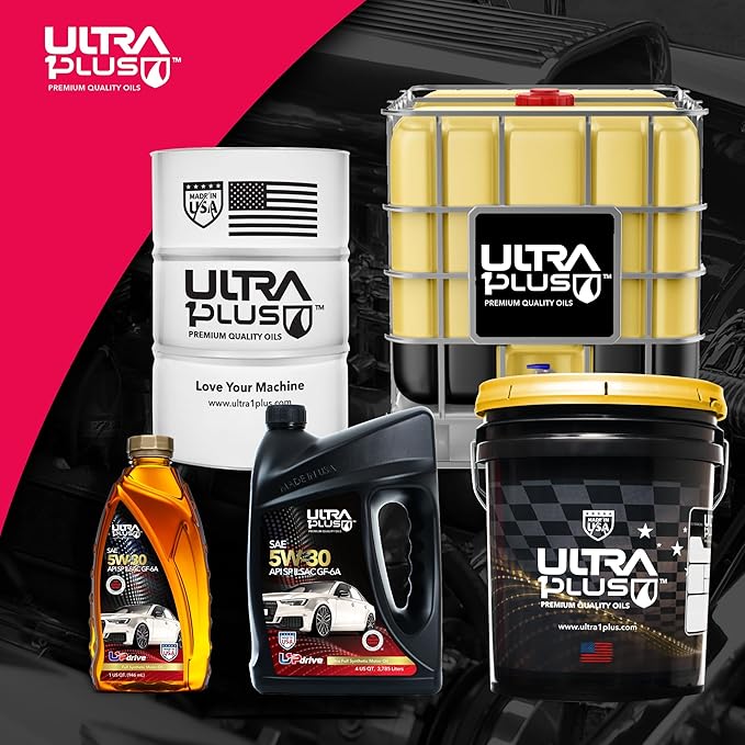 ULTRA 1PLUS SAE 5W-30 Full Synthetic Motor Oil API SP ILSAC GF-6A - 5W30 motor oil, 5 Gallon Pail