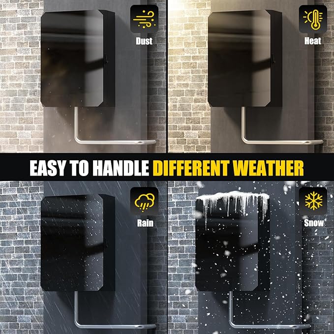 Tesla Wall Charger Cover, Outdoor EV Charger Enclosure Universal Fit for All Electric Vehicle Chargers, Large Capacity Weatherproof Wall-Mounted Charger Box