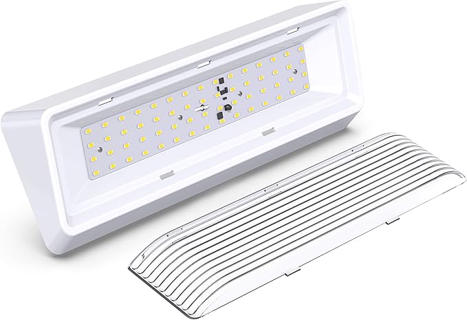 Leisure LED RV Exterior Porch Utility Light XL 12v 650 Lumen Lighting Fixture. Replacement Lighting for RVs, Trailers, Campers, 5th Wheels White Base Clear Lens (White, 1-Pack)