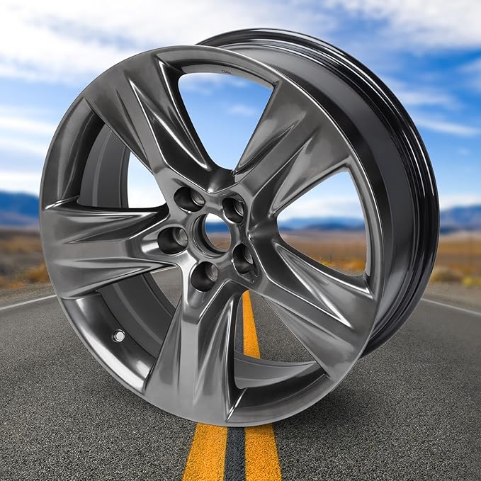 New 19" x 7.5'' Aluminum Alloy Replacement for OE Wheel Rim Compatible with Toyota Highlander 2014-2019, Fits for Front or Rear Wheel