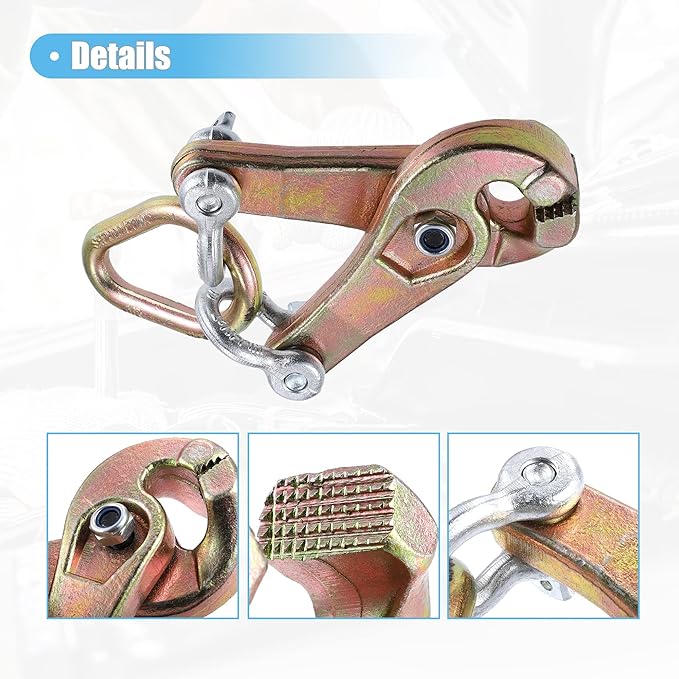 X AUTOHAUX Universal 3 Ton Self-tightening Body Repair Dent Puller for Car Trucks Golf Cart ATV UTV Frame Pulling Tool