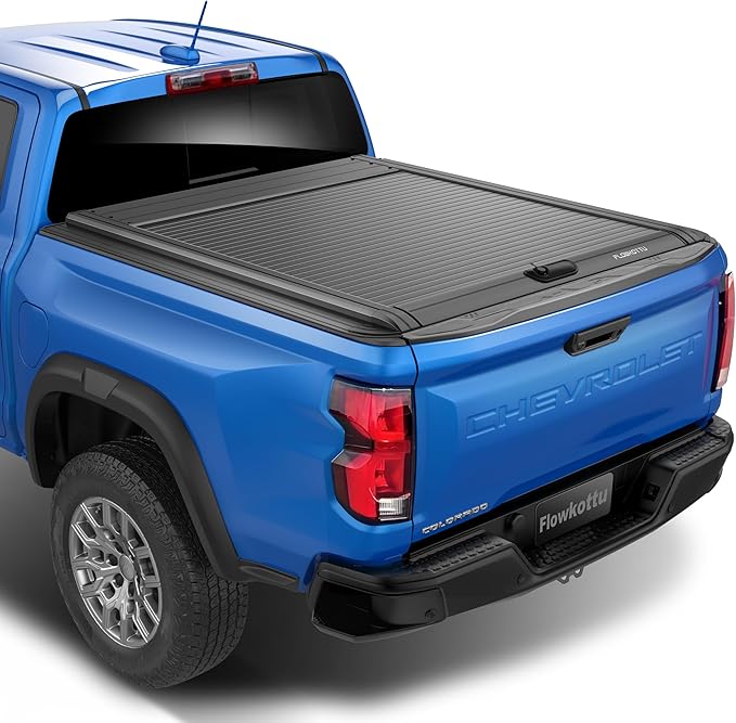 Retractable Hard Tonneau Cover Fits Chevy Colorado & GMC Canyon 2023-2025 5.2 Ft Truck Bed (2023-2025, 5 FT)