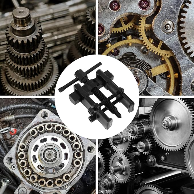 ChgImposs 3 Inch 2-Jaw Gear Puller, Adjustable CR-V Steel Bearing & Gear Separator Tool for Removing Bearings, Pulleys, Flywheels, Auto Mechanic Repair Tool