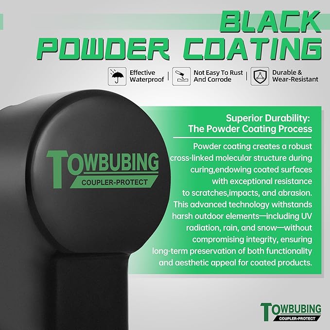 Trailer Lock Fits 2 Inch Coupler, Upgrade Anti Theft Heavy-Duty Steel Trailer Hitch Locks, Camper Accessories for RV, Trailer, Boat, Pickup (2In)