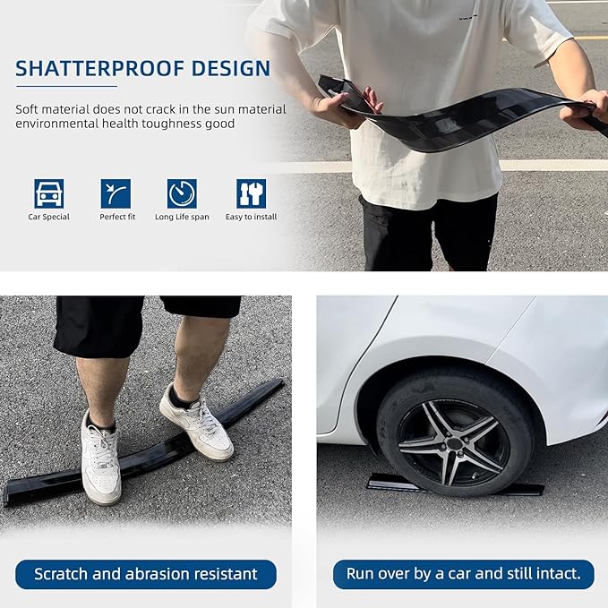 Set of 4 Front+Rear Smoke Sun/Rain Guard Wind Deflector Outside Mount Tape-On Acrylic Window Visors Compatible With 99-16 F250/F350/F450/F550 Super Duty Supercrew/Crew Cab With 4 Full Size Doors