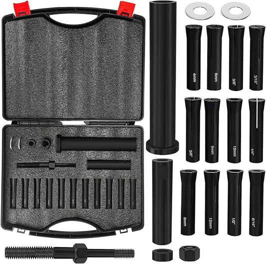 95400 in-Line Dowel Pin Puller Master Set,Dowel Dismantling Tools Easily Remove Dowel Pin,Puller Sets Saving Time and Effort