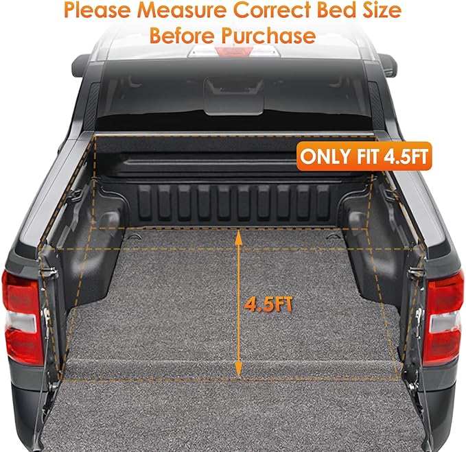 Nilight Truck Bed Cover for Ford Ranger Maverick Series