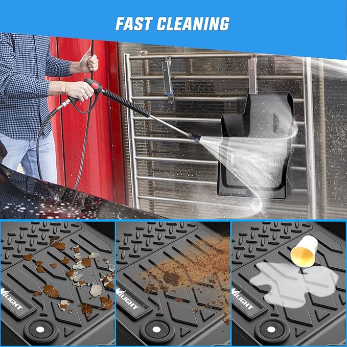 Nilight TPE Floor Mats for Ford Fusion Lincoln MKZ 2017 2018 2019 2020,All Weather Custom Fit Heavy Duty Floor Liners