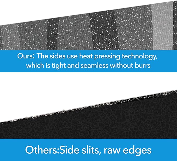 HBN RV Awning Manual Retractable, 6.6FT White Aluminum Side Mount Awning with 6.2FT Gray Striped Vinyl Canopy, Waterproof UV-Resistant, for RVs, Motorhomes, and Travel Trailers