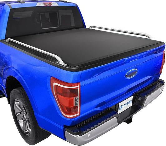 Tyger Auto T2 Low Profile Soft Roll-up Truck Bed Tonneau Cover Compatible with 2009-2014 Ford F-150 | Fleetside 5.5' (67") Bed | TG-BC2F6022