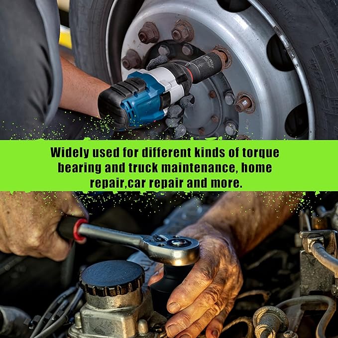 SUNHZMCKP 36mm Socket | 1/2” Drive Deep Impact Socket | 6 Point |CR-MO | Spindle & Axle Nut Impact Grade Socket for Easy Removal (METRIC 36 mm)